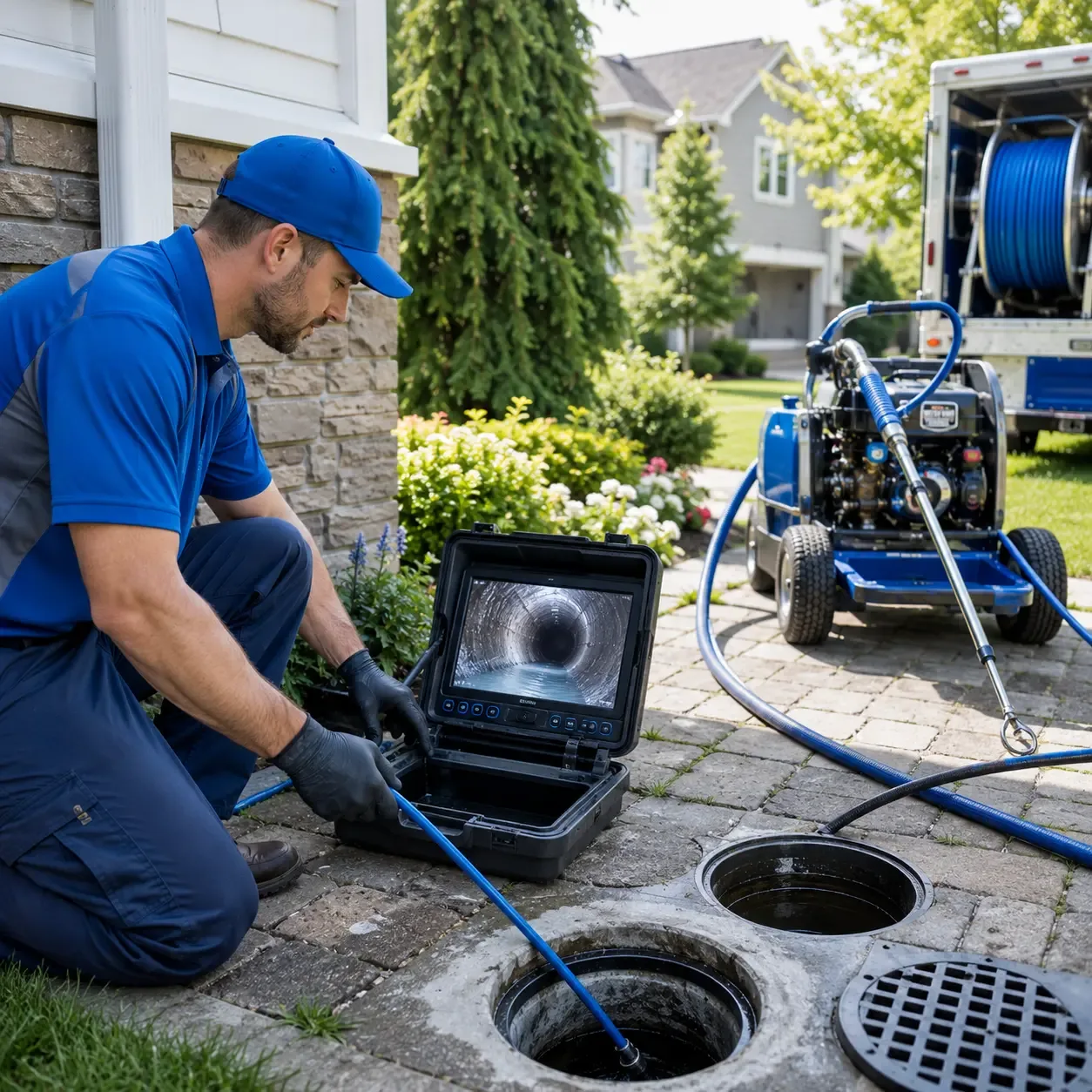 Outdoor drain cleaning professionals serving Green Bay, VA